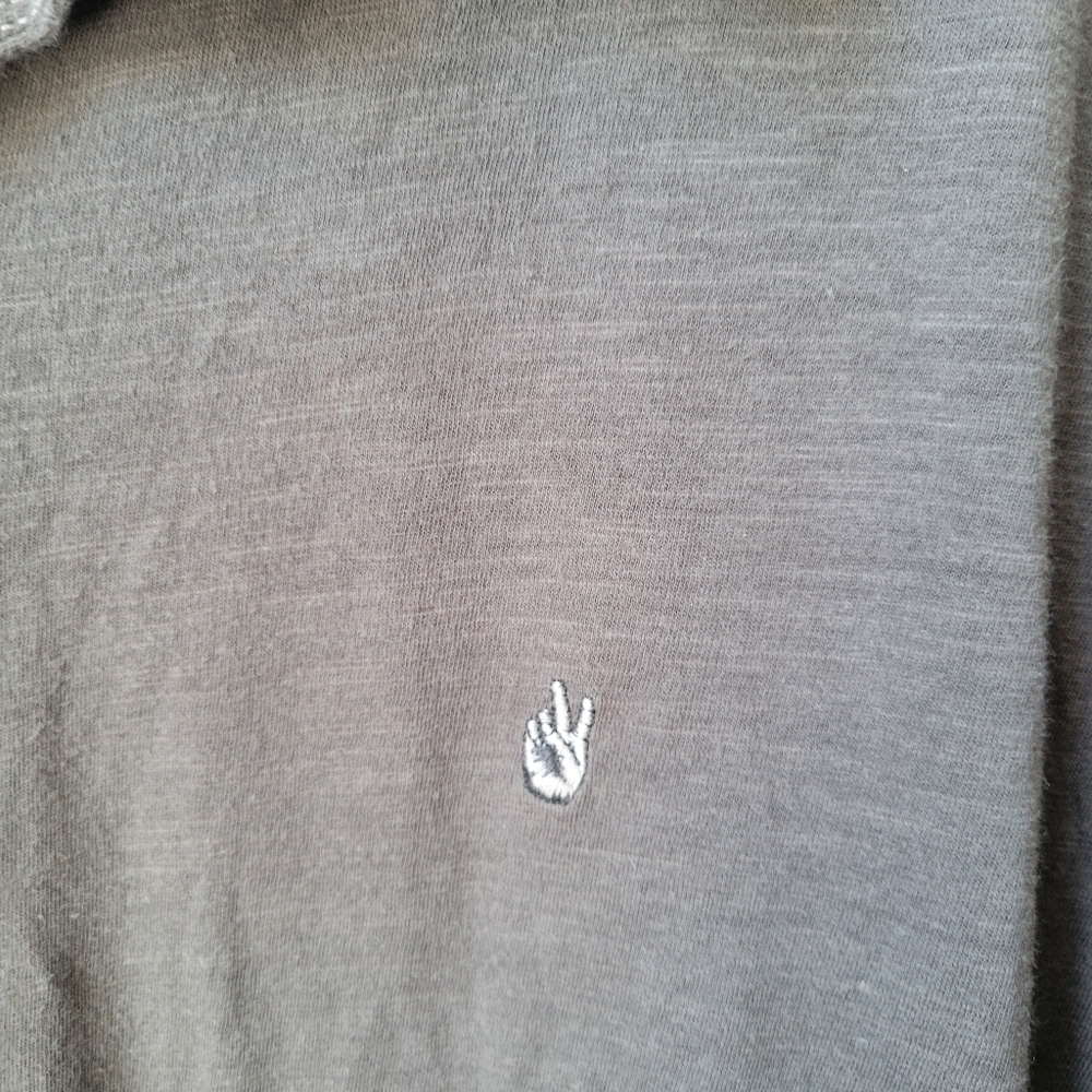 John Varvatos Short Sleeve Polo Shirt Gray XXL - Picture 11 of 14
